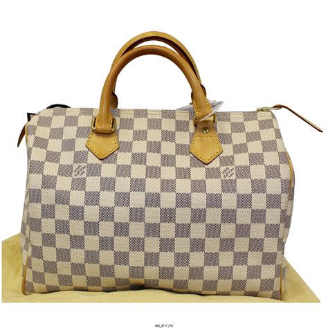 lv speedy 30 damier azur